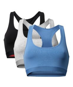 DANISH ENDURANCE Bio-Baumwoll-Bralette für Damen - Bequem, Weich, Ohne Bügel - 1er | 3er Pack OEKO-TEX STANDARD 100