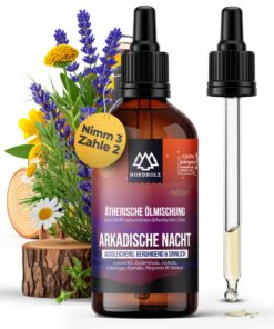 Arkadische Nacht: High-Pharmaqualität 100% naturreine Ätherische Ölmischung Sinnlich & geheimnisvoll - Sauna, Diffusor