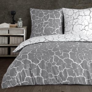 Buymax® Bettwäsche 100% Baumwolle - 135x200cm - Bettdecken- und Kissenbezug Set mit ÖKO-TEX Standard 100 und Reißverschl