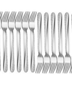 HaWare Edelstahl Tafelgabeln Menügabeln Set 12 Stück - Elegante Große Essgabeln für Zuhause/Party/Restaurant - Spülmasch
