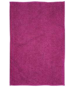 NYVI Badematte Chenille XXL Lila - rutschfest, Saugfähig, Schnell Trocknend - Oeko-TEX, Waschbar, Weich