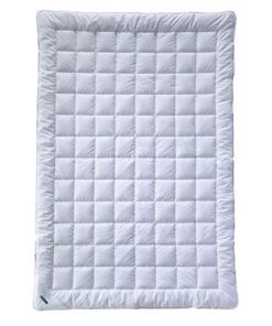Billerbeck 5106550001 White Superlight Wash Cotton Sheet E40 für Erwachsene bei der Nacht