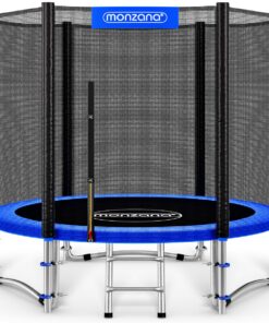 Monzana® Trampolin TÜV SÜD GS Zertifiziert inkl. Sicherheitsnetz Kindertrampolin Gartentrampolin