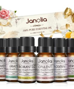 Janolia Reines Ätherisches Öl für Diffuser und Luftbefeuchter - Naturrein Duftöl Set Ideal für Hotel, Zuhause und Büro