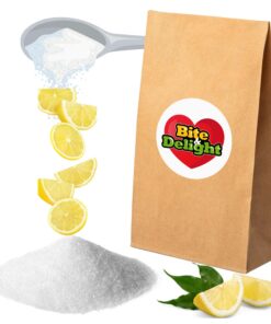 Bite & Delight Zitronensäure Pulver - Lebensmittelqualität - Putzmittel und Kalkentferner - für Küche und Haushalt - Rei