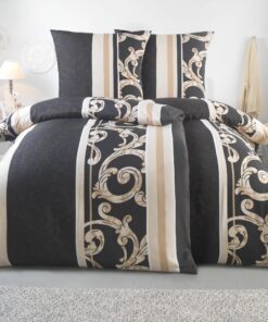 MALIKA ÖkoTex-Zertifizierte Bettwäsche 135x200 für Allergiker | Modernes Set mit 2 Bettbezügen & 2 Kissenbezügen | 2X 13