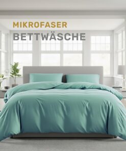 Lavea® Ultraweich Bettwäsche Set - Atmungsaktiv & Hypoallergen für Komfort und Gesundheit - ÖKO-TEX-Qualität 135x200 + 8