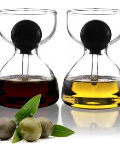 Öl und Essig Spender Set Glas Pipette 2er Set 120ml Ciabatta Salat