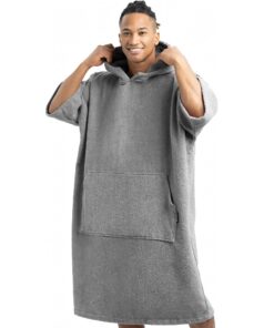 HOMELEVEL Badeponcho Surf Poncho - 100% Baumwolle Unisex - OEKO-TEX STANDARD 100