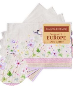 Maison d'Hermine Oster-Tischsets 100% Baumwoll, 4er-Set, dekorativ und waschbar für Dinnerparties und Hochzeiten - Magno