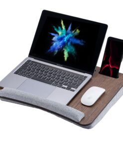 Vigo Wood Laptopkissen Tragbarer Laptoptisch mit Kissensuitable für Zuhause und Büro, weich, leicht, geeignet für Handge