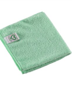 Vileda Professional Reinigungstuch Reinigungstuch 100% recycelte Mikrofaser Für Hausfrauen Haushaltsreinigung Grün 5 Stü