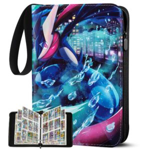 Sammelalbum für Pokemon Karten 50 Seiten 900 Karten Kapazität PU Tragbar Wasserdicht Karten Halter Kompatibel Ninjago Ki