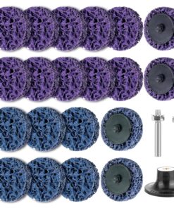 CSD Schleifscheibe Grobreinigung, Bohrmaschine Schleifscheibe Set, Farbe Rostschweißnähten Oxidation Reinigung 20x50mm