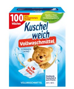Sommerwind Kuschelweich Vollwaschmittel Pulver - hautverträglich, mikroplastikfrei, vegan - für 100 Wäschen - 5 kg
