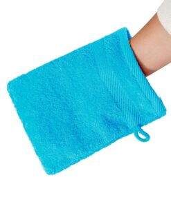 Etérea Carli Frottee Handtücher Set - 100% Baumwolle, Oekotex 500 gsm - Made in Green - Türkis