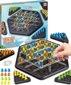 Triggle Spiel Chain Triangle Orbito - Interaktive Brettspiele für Erwachsene ab 9 Jahren als Urlaubs- oder Geburtstagsg