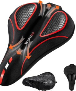 YOUNGDO Fahrradsattel Überzug, weich und bequem, mit Regenschutz für Damen & Herren