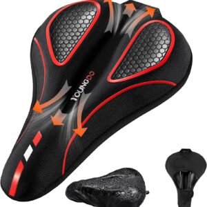 YOUNGDO Fahrradsattel Überzug, weich und bequem, mit Regenschutz für Damen & Herren