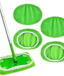 Vicloon Wiederverwendbare Tücher für Swiffer Bodenwischer - Waschbar und multifunktional - Ideal für Alle Hüte - Für Tro
