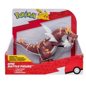 Pokémon PKW3422 - Epic Figure Monargoras, offizielle bewegliche Figur für Sammler, als-statspieler, 30 cm