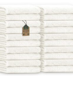 NatureMark Gästetücher – 100% Baumwolle, Oeko‑TEX zertifiziert – weich & saugfähig
