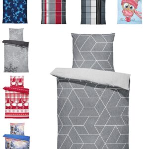 One-Home Winter Bettwäsche Thermo Fleece Kuschelig Warm für Erwachsene zum Schlafen, geeignet für Kälterezepte und flaus