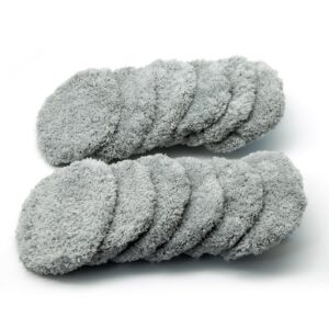 TheQuotium Mikrofaser Fensterputztücher für C65, DDC55, CL3, 188, 168 - Wiederverwendbar, Waschmaschinenfest, 12 Stück