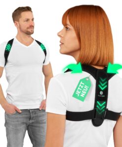 PhysioSpirit Haltungskorrektur Geradehalter - RückenGeräder - für gute Körperhaltung - Männer und Frauen - Einheitsgröße