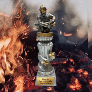 Eberin · Personalisierbarer Feuerwehr Pokal - Ehre für Helden der Feuerwehr · Für Feuerwehrmänner und Frauen, FFW-Mitgli