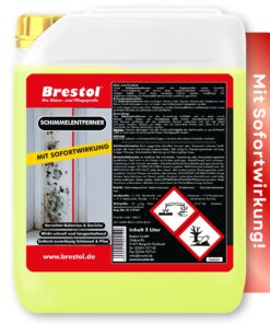 BRESTOL® Schimmelentferner 5 Liter - Anti Schimmel mit Sofortwirkung für Silikonfugen & Fliesen | BRESTOL® Schimmelentf