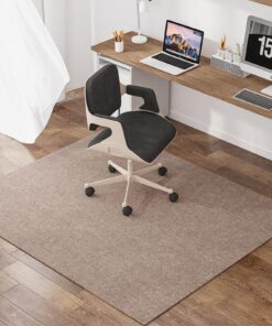 Bodenschutzmatte für Bürostuhle C 90×120cm, Bürostuhl Unterlage Teppich, Bürostuhl Bodenschutzmatte