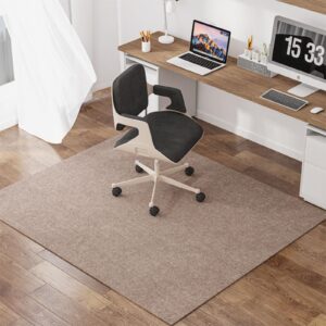 Bodenschutzmatte für Bürostuhle C 90×120cm, Bürostuhl Unterlage Teppich, Bürostuhl Bodenschutzmatte