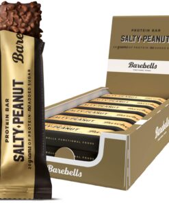 Barebells Protein Riegel Salty Peanut – 16g Eiweiß, Zuckerarm, 12x55g Pack