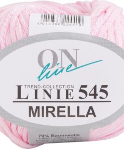 ONline Wolle Mirella Großformat 545 Strickwolle 50g 120m Nadelstärke 4,5-5,5 für Pullover Farbe 04 ONline Wolle Mirella