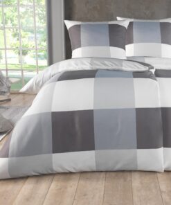 Kuscheli® Bettwäsche 135x200 4-teilig | ÖkoTex Zertifiziert & für Allergiker geeignet | modern & hochwertig, Farbe:D04 K