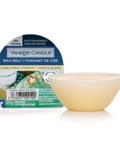 Yankee Candle Christmas Cookie Duftwachs Wax Melts bis zu 8 Stunden Duft für Weihnachtsfeierlichkeiten 1 Stück