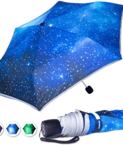 BERGIST Regenschirm Kinder reflektierend - ultraleicht - Galaxie Modell für Mädchen & Jungen