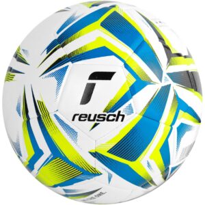 Reusch Football Attrakt Silver Trainingsball - Handgestrickter Fußball für Profis mit Langlebigkeit und Präzision für Tr