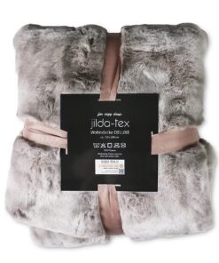 Wohnkuscheldecke Felloptik Rabbit Deluxe 750 GSM, 150x200 cm, Kunst-Fell-Mutterspelztuch für Zuhause und Auslandsreise