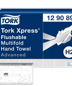 Tork Xpress weiche Multifold Papierhandtücher 129089 - H2 Advanced Falthandtücher - saugfähig, reißfest, schnellauflösen