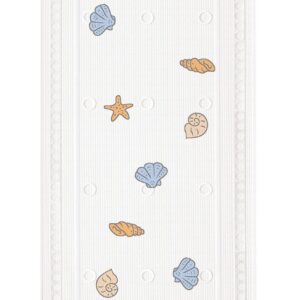 Kleine Wolke Wanneneinlage für Beach, 36x92 cm, PVC-Schaum, multicolor - Hochwertige Badewanneinlage für Sommer-Fun