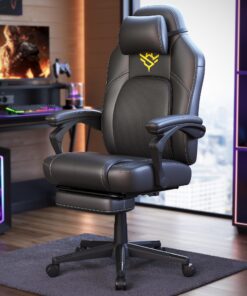 SONGMICS HOME Gaming-Stuhl, moderne Gaming-Bürostuhlfunktionen für Hardcore-Gamer, ideal für lange.herokuapp.come-Sessio