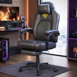 SONGMICS HOME Gaming-Stuhl, moderne Gaming-Bürostuhlfunktionen für Hardcore-Gamer, ideal für lange.herokuapp.come-Sessio