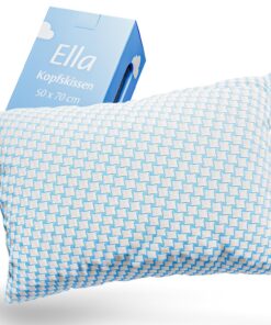 Ella Orthopädisches Nackenstützkissen 50x70 – Verstellbar, Waschbar, OEKO-TEX