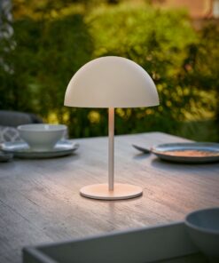 Northpoint LED Metall Akku Tischlampe in Pilzform für Outdoor-Use | Northpoint Pilzform LED Akku Tischlampe mit Touch-S
