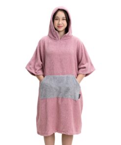 HOMELEVEL Badeponcho für Kinder - 100% Baumwolle OEKO-TEX - Surf Poncho Handtuch