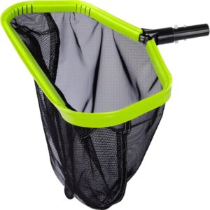 Professionelle Poolkescher mit Aluminiumrahmen, ideal für schwimmbadcleaning, grün | Bodenkescher mit Aluminiumrahmen f