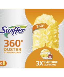 Swiffer 360° Duster Staubwedel Nachfüllpack, 10 Einheiten für Haushalte mit Familien fässt und speichert Staub effizient