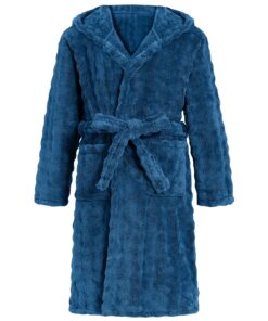 WYTbaby Kinderflanell Bademantel für Jungen und Mädchen 4-14 Jahre
